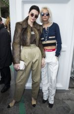 CARA DELEVINGNE and KENDALL JENNER at Chanel Fashion Show in Paris 03/07/2017
