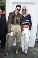 CARA DELEVINGNE and KENDALL JENNER at Chanel Fashion Show in Paris 03/07/2017
