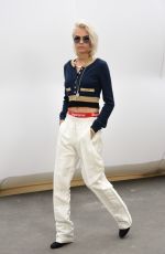 CARA DELEVINGNE Arrives at Chanel Fashion Show at Paris Fashion Week 03/07/2017