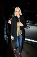 CARA DELEVINGNE Arrives at Four Seasons Hotel in Paris 03/06/2017