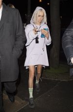 CARA DELEVINGNE Arrives at L