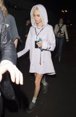 CARA DELEVINGNE Arrives at L