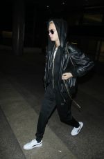 CARA DELEVINGNE Arrives at LAX Airport in Los Angeles 03/26/2017