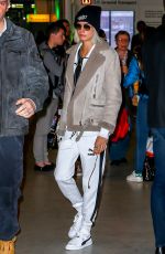 CARA DELEVINGNE at Charles De Gaulle Airport in Paris 03/20/2017