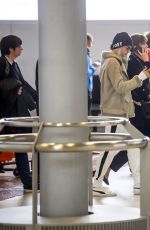 CARA DELEVINGNE at Charles De Gaulle Airport in Paris 03/20/2017