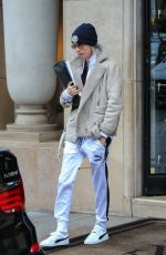 CARA DELEVINGNE Leaves Her Hotel in Paris 03/20/2017