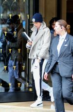 CARA DELEVINGNE Leaves Her Hotel in Paris 03/20/2017
