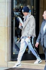 CARA DELEVINGNE Leaves Her Hotel in Paris 03/20/2017