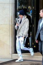 CARA DELEVINGNE Leaves Her Hotel in Paris 03/20/2017