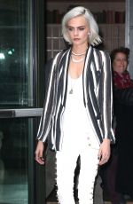 CARA DELEVINGNE Out and About in New York 03/30/2017