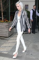 CARA DELEVINGNE Out and About in New York 03/30/2017