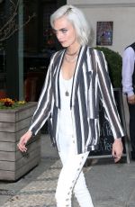 CARA DELEVINGNE Out and About in New York 03/30/2017