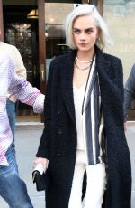 CARA DELEVINGNE Out and About in New York 03/30/2017