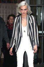 CARA DELEVINGNE Out and About in New York 03/30/2017