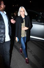 CARA DELEVINGNE Out and About in Paris 03/06/017