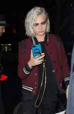 CARA DELEVINGNE Out in Paris 03/22/2017
