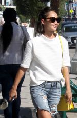 CARA SANTANA in Jeans Shorts Out in West Hollywood 03/24/2017