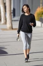CARA SANTANA in Leggings Out in Los Angeles 03/09/2017