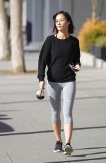 CARA SANTANA in Leggings Out in Los Angeles 03/09/2017