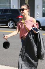 CARA SANTANA Leaves a Gifting Suite in Los Angeles 03/30/2017