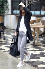 CARA SANTANA Leaves Zinque Cafe in West Hollywood 03/21/2017