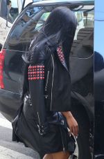 CARDI B Out and About in New York 03/08/2017