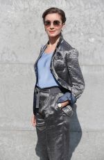 CARLY PAOLI Arrives at Armani Fashion Show in Milan 02/27/2017