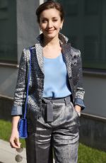 CARLY PAOLI Arrives at Armani Fashion Show in Milan 02/27/2017