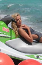 CAROLINA LAVINIA in Bikini on the Set of a Photoshoot in Miami 03/20/2017