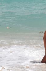CAROLINA LAVINIA in Bikini on the Set of a Photoshoot in Miami 03/20/2017