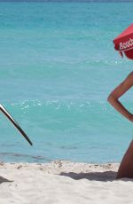CAROLINA LAVINIA in Bikini on the Set of a Photoshoot in Miami 03/20/2017