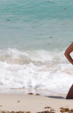 CAROLINA LAVINIA in Bikini on the Set of a Photoshoot in Miami 03/20/2017