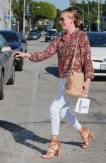 CAT DEELEY Leaves Benjamin Salon in West Hollywood 03/15/2017