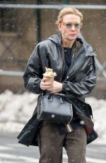 CATE BLANCHETT Out and About in New York 03/18/2017