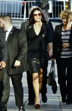 CATHERINE ZETA JONES Arrives at Jimmy Kimmel Live! Studio 02/28/2017