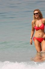 CATHERYNE TYLDESLEY in Bikini on the Beach in Dubai 03/28/2017