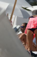 CATHY HUMMELS on the Beach in Miami 03/19/2017