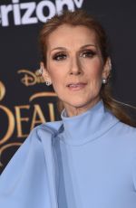 CELINE DION at Beauty and the Beast Premiere in Los Angeles 03/02/2017