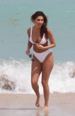 CHANTEL JEFFRIES in Bikini at a Beach in Miami 03/25/2017
