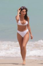 CHANTEL JEFFRIES in Bikini at a Beach in Miami 03/25/2017