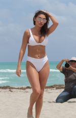 CHANTEL JEFFRIES in Bikini at a Beach in Miami 03/25/2017