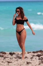 CHANTEL JEFFRIES in Bikini on the Beach in Miami 03/26/2017