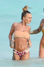 CHANTELLE CONNELLY and JEMMA LUCY in Bikinis at a Beach in Caribbean 03/01/2017