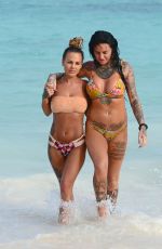 CHANTELLE CONNELLY and JEMMA LUCY in Bikinis at a Beach in Caribbean 03/01/2017