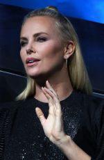 CHARLIZE THERON at The Fate of the Furious Press Conference in Beijing 03/23/2017