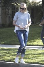 CHARLIZE THERON Out and About in Hollywood 03/16/2017