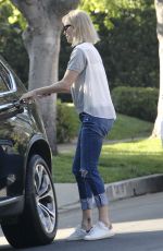 CHARLIZE THERON Out and About in Hollywood 03/16/2017