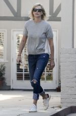 CHARLIZE THERON Out and About in Hollywood 03/16/2017