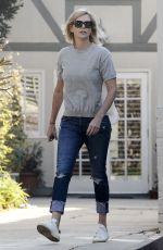 CHARLIZE THERON Out and About in Hollywood 03/16/2017