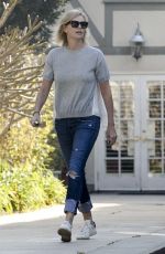 CHARLIZE THERON Out and About in Hollywood 03/16/2017